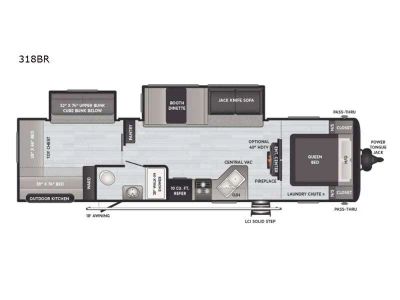 2021 Hideout 318BR — side profile view