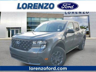 2025 Ford Maverick XLT in Carbonized Gray Metallic — front three-quarter view