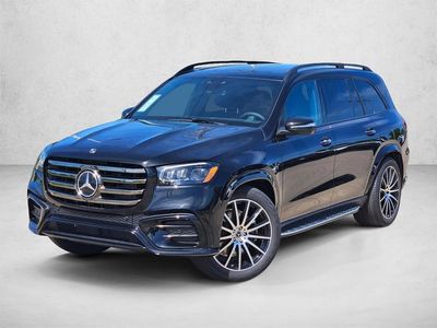 2026 Mercedes-Benz GLS 580 GLS 580 4MATIC &reg; SUV in Obsidian Black — front three-quarter view