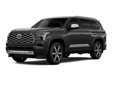 2026 Toyota Sequoia Capstone in Magnetic Gray Metallic — front three-quarter view