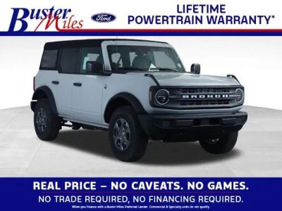 2026 Ford Bronco Big Bend in Avalanche Gray — front three-quarter view