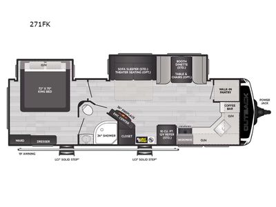 2025 Keystone Outback — rear three-quarter view