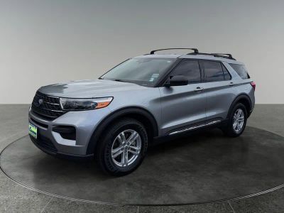2022 Ford Explorer — rear three-quarter view
