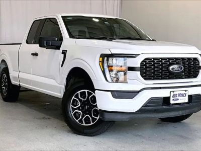 2023 Ford F-150 in Oxford White — front three-quarter view