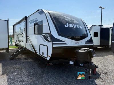 2026 Jayco Jay Feather 29BHB — front three-quarter view