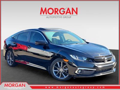 2019 Honda Civic EX — front three-quarter view
