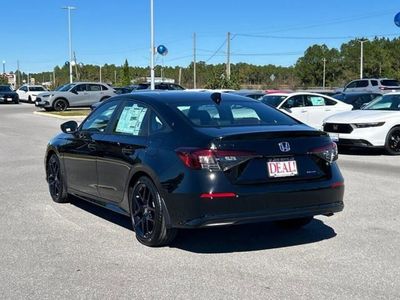 2026 Honda Civic Sedan Hybrid — rear three-quarter view