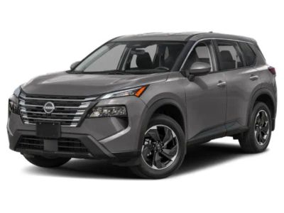 2024 Nissan Rogue SV in Gun Metallic — front three-quarter view