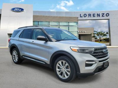 2024 Ford Explorer — rear three-quarter view