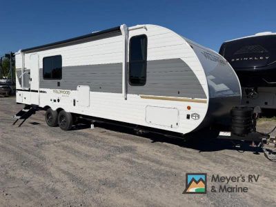 2027 Forest River RV Wildwood X-Lite 25ICE — front three-quarter view