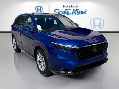 2024 Honda CR-V LX in Still Night Pearl — front three-quarter view