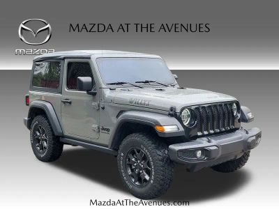 2022 Jeep Wrangler — rear three-quarter view