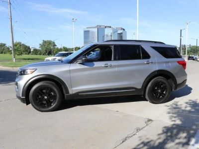 2021 Ford Explorer — rear three-quarter view