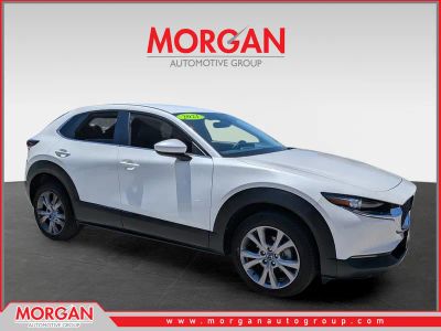 2021 Mazda CX-30 Select in Snowflake White Pearl Mica — front three-quarter view
