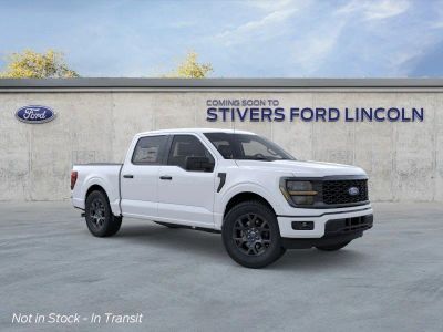 2026 Ford F-150 STX in Oxford White — front three-quarter view