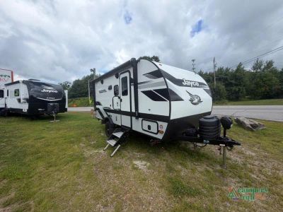2025 Jayco Jay Feather Micro — front three-quarter view