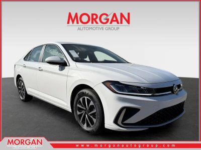 2026 Volkswagen Jetta 1.5T S in White — front three-quarter view