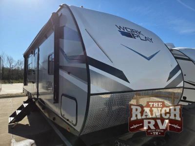 2023 Forest River RV Work and Play 27KB — front three-quarter view