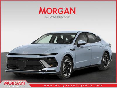 2026 Hyundai SONATA SEL Sport in Transmission Blue — front three-quarter view