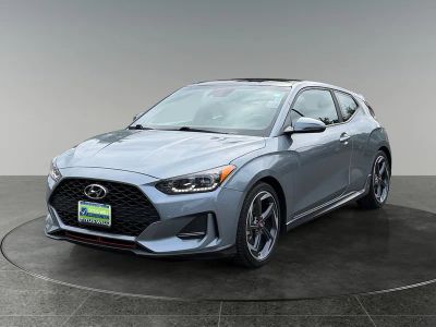2019 Hyundai Veloster — rear three-quarter view