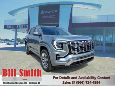 2026 GMC Terrain Denali in Sterling Metallic — front three-quarter view