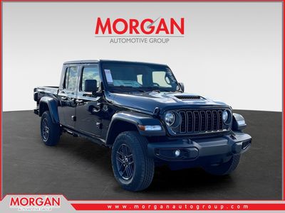 2026 Jeep Gladiator Sport S in Black — front three-quarter view