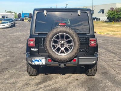 2021 Jeep Wrangler — rear three-quarter view
