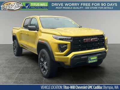 2023 GMC Canyon Elevation in Solar Flare Metallic — front three-quarter view