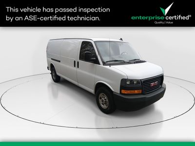 2023 GMC Savana Cargo Van RWD 2500 155" — front three-quarter view