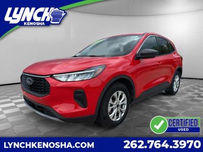2024 Ford Escape Active in Red — front three-quarter view