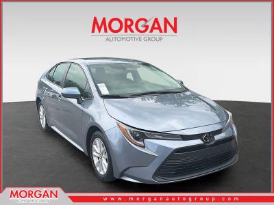 2024 Toyota Corolla LE in Celestite — front three-quarter view