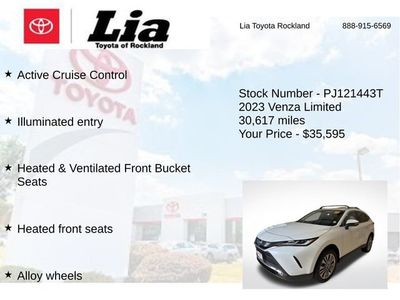 2023 Toyota Venza Limited — photo 11 view