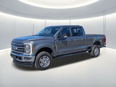 2024 Ford F-250SD Lariat in Gray — front three-quarter view