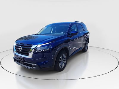 2025 Nissan Pathfinder — rear three-quarter view