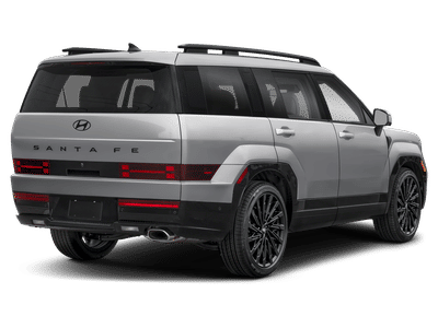 2026 Hyundai Santa Fe — rear three-quarter view