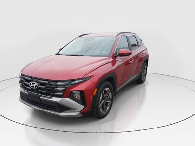 2025 Hyundai Tucson — rear three-quarter view