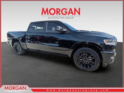 2026 Ram 1500 Limited in Black — front three-quarter view