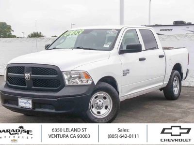 2021 RAM 1500 Classic Tradesman in Bright White Clea — front three-quarter view