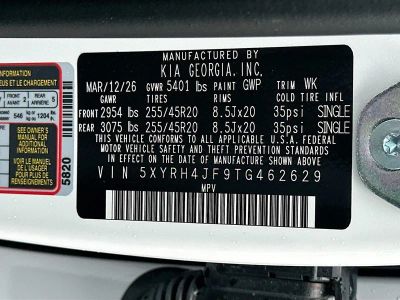 2026 Kia Sorento — photo 32 view