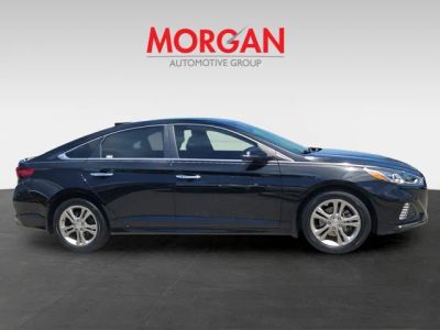 2019 Hyundai Sonata — rear three-quarter view