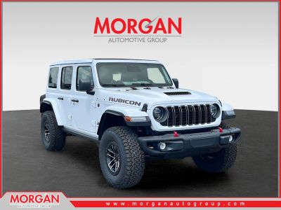 2026 Jeep Wrangler Rubicon X in White/off-white — front three-quarter view