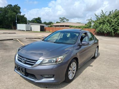 2015 Honda Accord in Gray — front three-quarter view