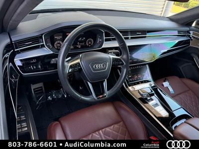 2023 Audi S8 — rear three-quarter view