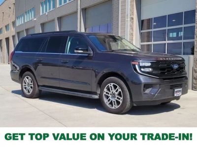 2025 Ford Expedition Max Active in Gray Metallic — front three-quarter view