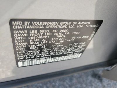 2024 Volkswagen Atlas — photo 30 view