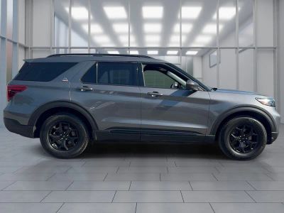 2022 Ford Explorer — rear three-quarter view
