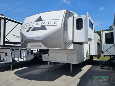 2026 Alliance RV Avenue — rear three-quarter view