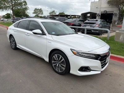 2021 Honda Accord Hybrid — rear three-quarter view