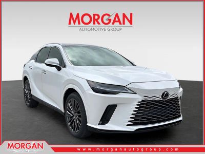 2026 Lexus RX 350 Luxury in White — front three-quarter view