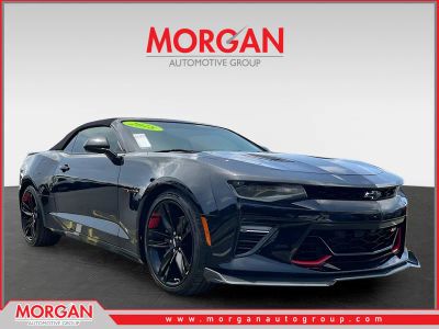 2018 Chevrolet Camaro SS in Black — front three-quarter view